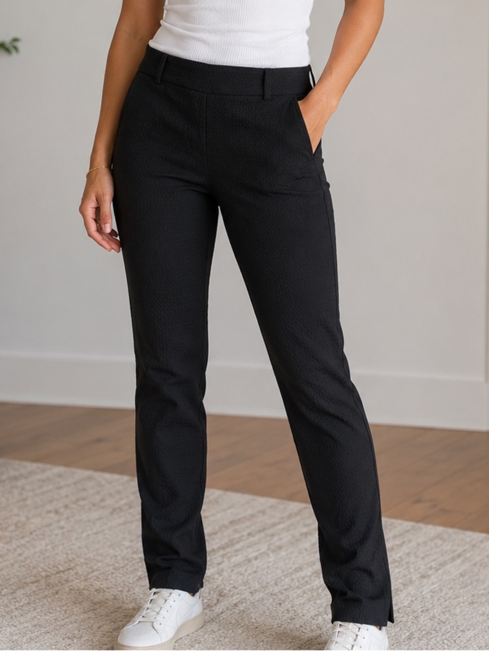 ILTM I Love Tyler Madison Pants Womens Medium Slim Leg black Career Preppy